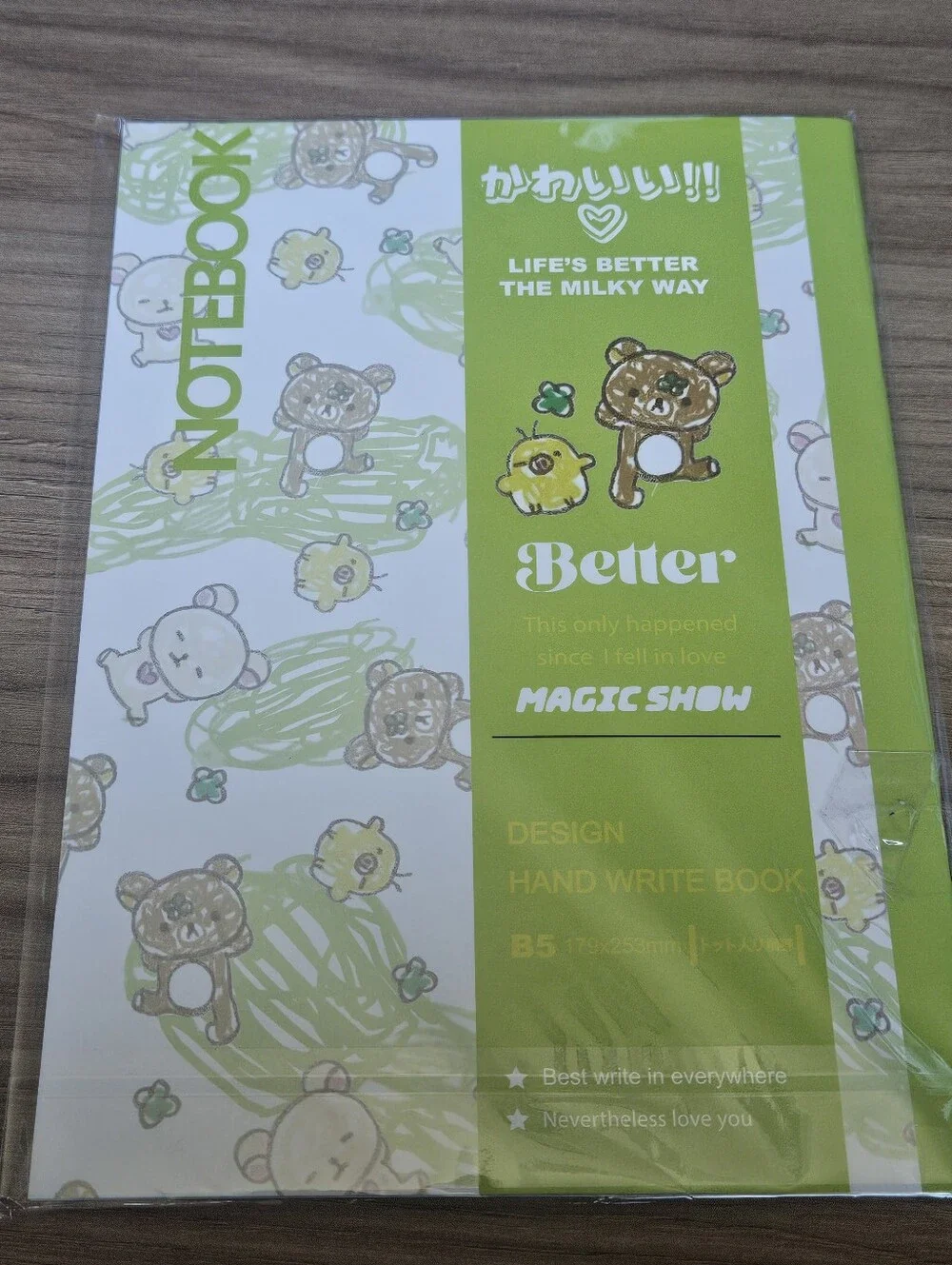 🔥4/$20 Kawaii B5 Size Notebook And Memo Pad Stationery Bundle